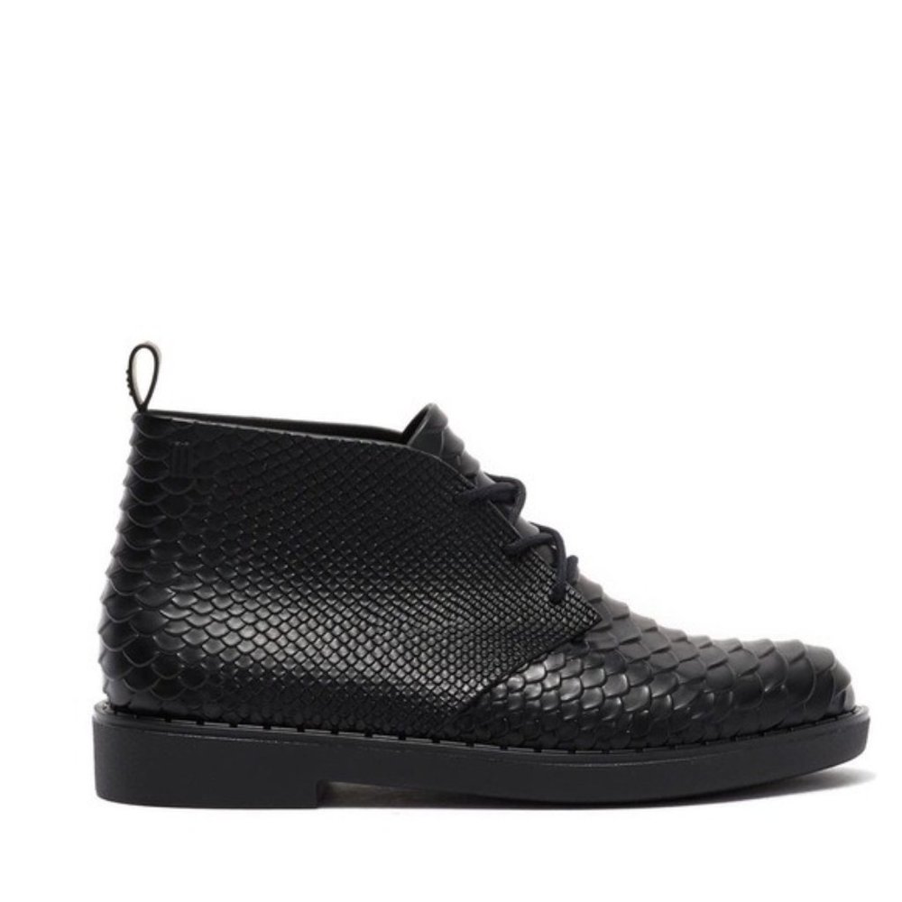Melissa +Baja East Embossed Bootie in Black Size 8 NEW w/o Box